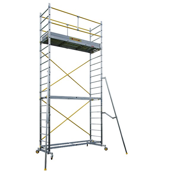 echafaudage de 4 metres plancher 6 mtres de travail